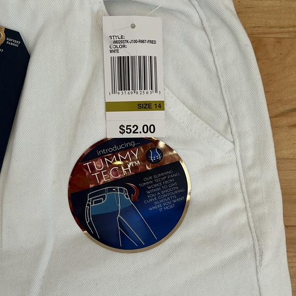 🆕 Angels Forever Young White Ankle Wide Legged Trousers - NWT - Picture 4 of 11